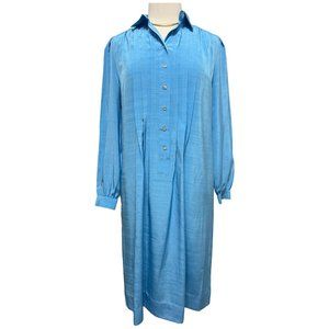 Vintage light blue midi dress